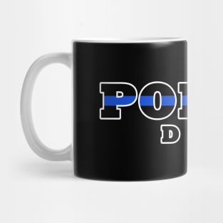 Police Dad Thin Blue Line Mug